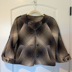 BCBG Cropped Woven Jacket